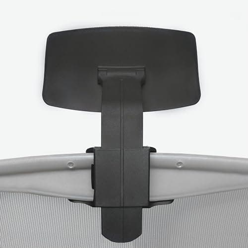 Fortaleza Reposacabezas para Herman Miller Aeron Remastered, accesorio para reposacabezas para silla, compatible con reposacabezas Atlas, incluyendo tamaño A, tamaño B, tamaño C (gris hierro)