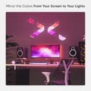 Nanoleaf Shapes Mini Triangle Expansion Pack, 10 Mini Triangoli LED Aggiuntivi RGBW - Applique da Parete Interno Modulari, Luci Led 16M Colori WiFi, Funziona con Alexa, Sincronia Musica e Monitor - 5
