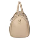 Chicca Borse Borsa donna bauletto a mano 30x23x18cm vera pelle dollaro artigianale - Beige - 6