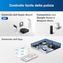 ECOVACS DEEBOT X5 OMNI Robot Aspirapolvere Lavapavimenti con Stazione All-in-One, 12800Pa, Anti-grovigli, TruEdge Taglio Adattivo Bordi, Lavaggio Mocio ad Acqua Calda a 70°C, Sollevamento Mop 15mm - 7