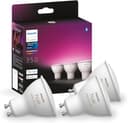 Philips Hue White and Color Ambiance, Faretto LED Smart GU10, Luce Bianca e Colorata, 350lm, Compatibile con Bluetooth, controllo vocale con Alexa, Apple Home e Google Assistant, pack da 3 - 1