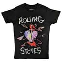 The Rolling Stones Camiseta Hackney Diamonds Heart Logo Oficial Unisex Negro, NEGRO, M - 1
