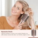 7MAGIC 7 in 1 Air Styler, Asciugacapelli Ionico, Spazzola Ad Aria Calda, Spazzola Lisciante, Arricciacapelli Automatico, Modellatori Multifunzione, Nessun Danno da Calore, con Custodia da Viaggio - 6