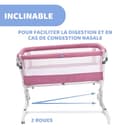 Chicco Next2Me Pop Up, Babybett für Neugeborene, Co-Sleeping-Kinderbett, Kompakter Verschluss, Überall transportierbar, Klappbare Riegel, Höhenverstellbar, Inklusive Matratze und Reisetasche, Rosa - 6