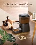 oneisall 3.5L Comedero automático para Gatos, Comedero Inteligente WiFi para Gatos, Control App, 1-10 Comidas al día, Dispensador de Comida para Gato/Perro, con Cuenco de Acero Inoxidable - 6