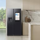 Samsung RS90F66BEFEF Side-by-Side Kühl-Gefrierkombination, AI Kühlschrank mit Gefrierfach, 178 cm, 614 l, Eis-/Wasserspender mit Wasseranschluss, Family Hub, AI Energy & Voice Control, Black Steel - 4