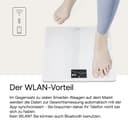 Withings Body — WIFI-verbundene Waage mit Gewichts- und BMI-Tracking, digitale Personenwaage mit App-Synchronisierung über Bluetooth oder WIFI, Weiß - 3