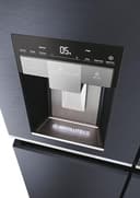 Haier Cube 90 Serie 7 Frigorifero Americano Side by Side, Total No Frost, 601L, Dispenser Acqua, Inverter, Brushed Black - H:177,5cm L:90,8cm P:65,9cm - HSW5918ENMP - 5