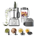 Kenwood Robot da Cucina MultiPro Express FDP65.590SI con Ampia Gamma di Accessori, Ciotola di Capacità 3 L, Potenza 1000 W, 2 Velocità Più Pulse, Argento - 1
