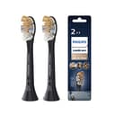 Philips Sonicare Original A3 Premium All-in-One Standard Sonic Toothbrush heads - 2 Pack in Black (Model HX9092/11) - 1