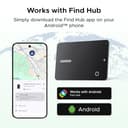 UGREEN FineTrack Slim G Compatible with Find Hub (Android Only), Wallet Tracker with 1.7mm Thick, 5-Year Battery Life, IP68 Waterproof Android Tracker Tag Compatible with Pixel 10/Galaxy S25, ect. - 2
