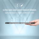 ProCase Hülle für iPad Pro 13 Zoll M5/M4 (2025/2024), Dreifache Schutzhülle Case für 13" iPad Pro M5 2025/ M4 2024, Dünn Leicht Smart Cover mit Translucent Frosted Rückhülle -Schwarz - 8