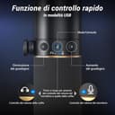 TONOR PC Microfono USB/XLR per Podcast, Microfoni Gaming Dinamico per Podcasting, Streaming Studio, Discord, Regisrazione, YouTube, ASMR, Mic Cardioide con 3.5mm jack, Pulsante Mute, Nero,200cm,TD520 - 5