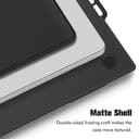 Fintie Hülle Kompatibel mit MacBook Pro 14 Zoll M5 M4 M3 M2 M1 Pro/Max (2025-2021) A3434 A3112 A3401 A3185 A2992 A2918 A2779 A2442, Schutzhülle Kompatibel mit MacBook Pro 14 Zoll, Schwarz(Matt) - 3