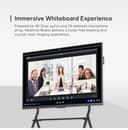 NearHub Board S65 Smart Whiteboard 4K Multi-Touch 8GB+128GB, trabajo híbrido con cámara/micrófono/altavoz, lienzo de colaboración, colaborar y almacenamiento en la nube, con soporte de pared - 4
