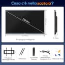 JAV Lavagna Interattiva 75 Pollici Smart Board 4K UHD Touchscreen Android 14 Con Certificazione Google EDLA Lavagna Digitale Elettronica Telecamera 48MP Integrata 8+128GB per Ufficio, Aula - 9