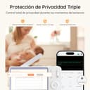 BOIFUN 2026 Cámara Vigilancia Bebé 2K (3MP) con WiFi y App Móvil, Visión Nocturna sin Luz, Vigilabebés con Pantalla de 5”, Cámara 360°, Detección de Movimiento y Llanto, Audio Bidireccional, Zoom 4X - 5