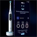 Oral-B Cepillo de dientes eléctrico iO Series 10, 7 modos de limpieza, cuidado dental, iOSense, pantalla a color y estuche de viaje de carga, diseñado por Braun, Stardust White - 4