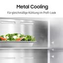 Samsung RL38A7B5BS9/EG Bespoke Kühl-/Gefrierkombination, 203 cm, 387 ℓ, 35 dB(A), Space Max Technologie, Twin Cooling+, Cool Select+, Metal Cooling, No Frost+, Edelstahl Look - 5