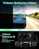 LAMTTO Dash Cam Auto 360 Gradi Dashcam Controllo APP WiFi 5G 4 Canali Telecamera per Auto Monitoraggio del Parcheggio IR Visione Notturna Kit di Cablaggio Scheda 128GB Gratuita - 6