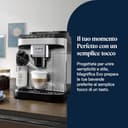 De’Longhi Magnifica Evo – Perfetto Macchina da Caffè Automatica, LatteCrema Montalatte Automatico, 7 Bevande in un Solo Tocco, Comandi Soft Touch, Argento e Nero (ECAM292.81.SB) - 2