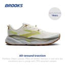 Brooks Herren Cascadia 19 Mountain Trail Running Shoe, Kokosnuss/Olive/Ingwer, 45 EU - 2