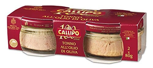 Callipo Tranci di Tonno all'Olio di Oliva, 2 x 80g