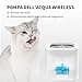 PETKIT CYBERTAIL - Fontana per gatti, distributore d'acqua per cani, 1,85 l, luce LED intelligente, 25 dB, estremamente silenzioso, erogatore d'acqua con cavo, pompa dell'acqua cordless - 2