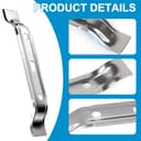 iKALULA 2 Stück Mähroboter Messer Kompatibel mit Stihl Mähroboter iMOW RMI 422, RMI422 P, RMI 422 PC, RMI 522 C, Edelstahl Messerklingen für Rasenpflege Im Garten - 200mm, Silber - 5