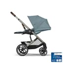 CYBEX Gold Balios S Lux Passeggino, Posizione Reclinabile Ergonomica, Sistema di Cintura con Una Sola Mano, Dalla Nascita Fino a 22 Kg (Circa 4 Anni), Stormy Blue - 9