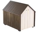 Ferplast KOYA FSC Wooden Dog House - Opening Roof, Sloping, Waterproof & Anti-UV Resin Treatment - Ventilation Grille - Insulating Feet - Finished Door - L, 63.5 x 91.5 xh 78 cm - 3