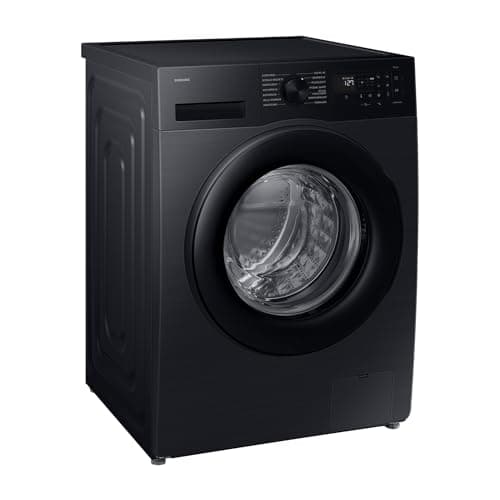 Samsung WW10FG5U34ABEG Waschmaschine, 10 kg, EEK: A, AI Energy Mode, AI Ecobubble, SuperSpeed 39 Min., Mikroplastikprogramm, WiFi, Schwarz