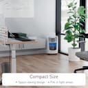 Leitz IQ OptiMax Small Office 350 P5 Micro-Cut Paper Shredder, Unique Bin Rotation Technology, 33% More Bin Capacity, 350 x A4 Sheets In Bin (22L), Shreds 10-8 Sheets (70-80 gsm), 20-Minute Run Time - 4