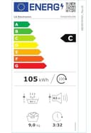 LG RH90V9AVHN Asciugatrice Smart a Carica Frontale 9 Kg, Classe C, Condensazione con Pompa di Calore, Wi-Fi con SmartThinQ, Eco Hybrid, Allergy Care, 60 x 69 x 85 cm - Bianco - 22