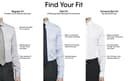 Calvin Klein Men's Non Iron Slim Fit Herringbone French Cuff Dress Shirt, White, Large - 7