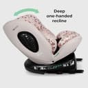 My Babiie MBCS200 360° Spin R129 Baby Car Seat – Top Tether, ISOFIX, Birth to 12yrs (40-150cm), i-Size, ERF, Group 0+/1/2/3, Rotating 360 Swivel - Pink Leopard - 5
