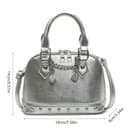 Fryloo Borse Borsa A Mano da Donna di Lusso in Pelle Pu, Tracolla E per Ufficio, Viaggio Uso Quotidiano, Elegante Spaziosa, Leggera-Rosa - 7