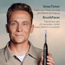 Philips Sonicare 7100 elektrische Zahnbürste, Schallzahnbürste mit App, 4 Putzmodi und 3 Intensitätsstufen, Andruckkontrolle, EasyStart, SmarTimer, Schwarz, Modell HX7421/08 [Neue Technologie] - 9