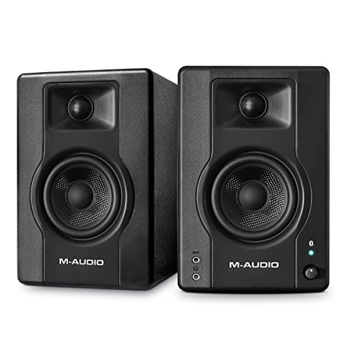 M-Audio BX4 BT - Casse Attive Monitor Bluetooth da Studio con woofer da 4,5” e 120 W di potenza per PC, musica, gaming, streaming, podcasting e Djing, Coppia