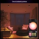 Philips Hue Essential Foco LED GU10, Bombilla LED Inteligente, Luz ambiente blanca y de colores, 4,7 W, 2200 K-6500 K, 345 lm, regulable, funciona con Alexa, Google Assistant y Apple Home, Pack de 4 - 3