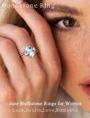 Anillo de Piedra Lunar en Plata de Ley 925, Hecho a Mano, Adramata, Anillo de Declaración para Pulgar Brillante - 7