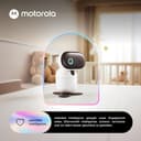 Motorola Nursery PIP1710 Connect WLAN-Babyphone mit motorisierter HD-Kamera und 12,7 cm (5 Zoll) Touchscreen, Weinerkennung und Übersetzung, Motorola Baby App, Nachtsicht, Montage für Kinderbett - 2