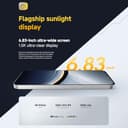 POCO F7 Smartphone, 12+512GB, White, Flagship Snapdragon® 8s Gen 4, 6500mAh battery, 50MP Sony camera with OIS, 6.83" 1.5K 120Hz AMOLED display (Included power adapter) - 10