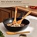 TOPANBIETER 999 Hochwertiges 5-teiliges Küchenlöffelset, Made in EU, 3 Löffel und 2 Spatel, nachhaltiges Olivenholz, langlebig und antibakteriell, Küchenhelfer-Set - 6