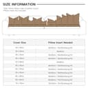 Artscope Juego de 1 Fundas de Cojines Decorativas Cuadradas de Lino 30 x 50 cm para Decoración del Hogar Sofá Dormitorio Coche 12x20 Marrón - 8