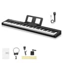 Glarry 88 Key Digital Piano Full Size Electric Keyboard with Semi-Weighted Keys, Keyboard Piano With Sustain Pedal, MIDI Bluetooth, Headphone for Beginner - 1