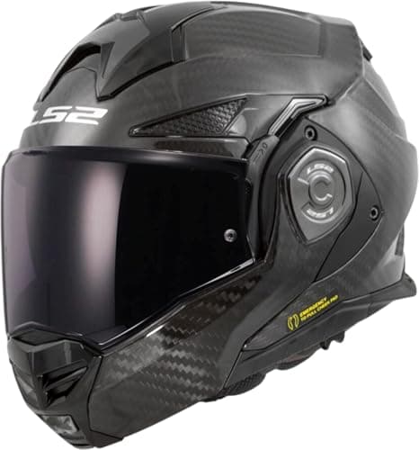 LS2, Casco moto modulare ADVANT X CARBON Gloss Carbon, XXXL