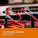 Brother PT-E560BTVP - Etichettatrice industriale con Bluetooth, batteria agli ioni di litio e custodia per il trasporto (per nastri TZE larghi 24 mm, tubi termoretraibili HSE larghi 18 mm, stampa a - 9