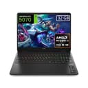HP OMEN 16-ap0019ns, Ordenador portátil Gaming 16" 2.5K WQXGA (AMD Ryzen AI 9 365, 32GB RAM, 1TB SSD, NVIDIA GeForce RTX 5070, FreeDos) - Negro - Teclado QWERTY Español - 1