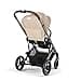CYBEX Gold Balios S Lux Passeggino, Posizione Reclinabile Ergonomica, Sistema di Cinture con Una Sola Mano, Dalla Nascita Fino a 22 Kg (Circa 4 Anni), Almond Beige - 3